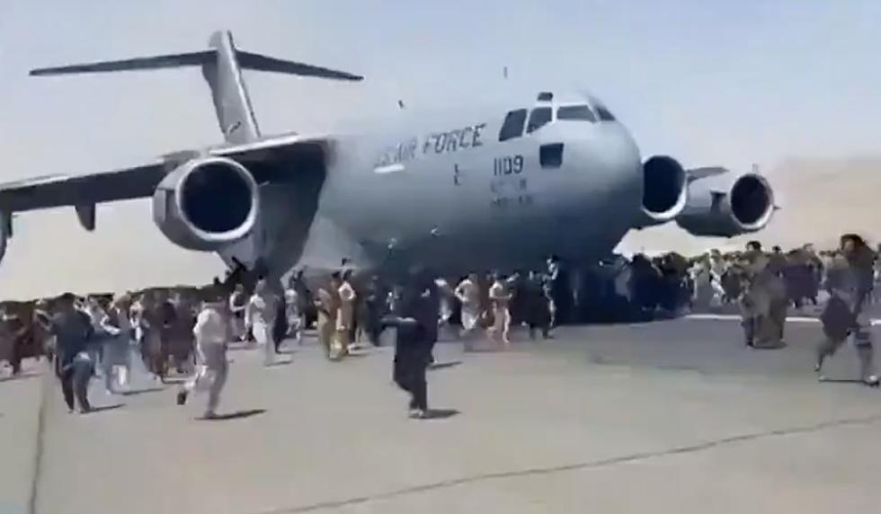 Shocking Video Shows Afghans Falling from US Air Force Plane [WATCH]