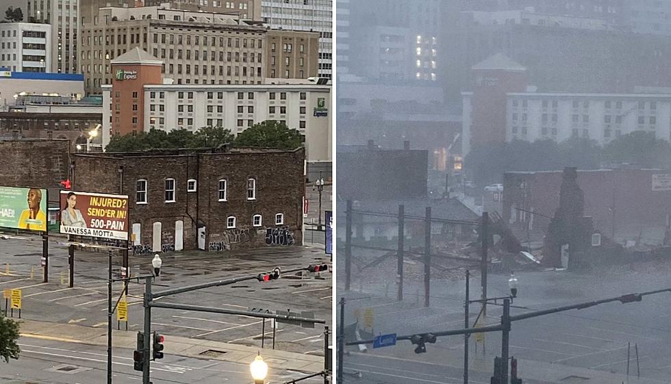Buildings Destroyed, Rooftops Ripped Off by Hurricane Ida in NOLA