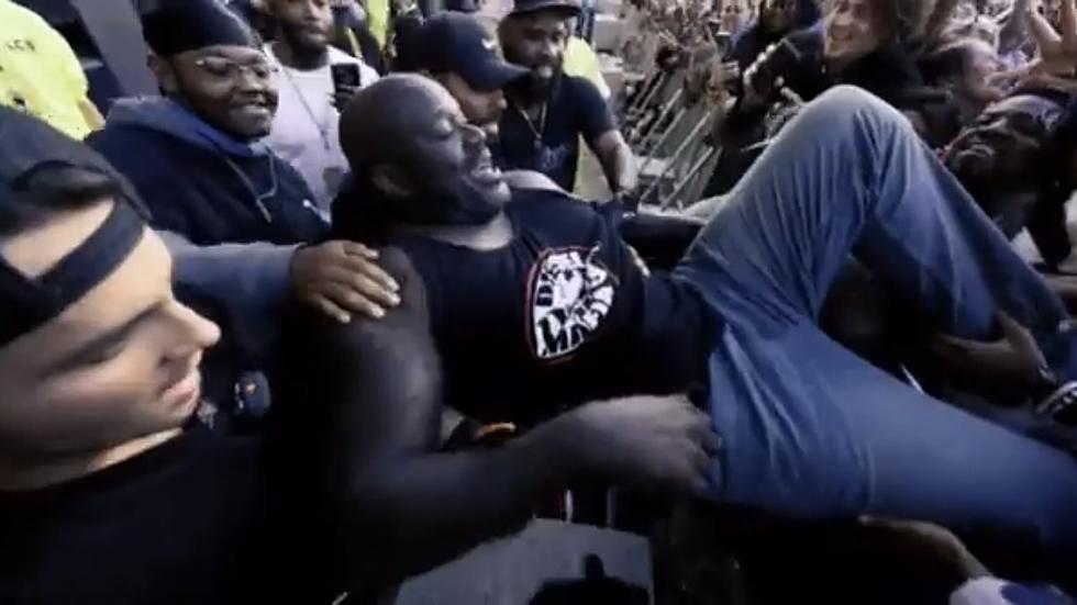 Shaq AKA ‘DJ Diesel’ Attempts Stage Dive For First Time – Goes Exactly How You Think It Would