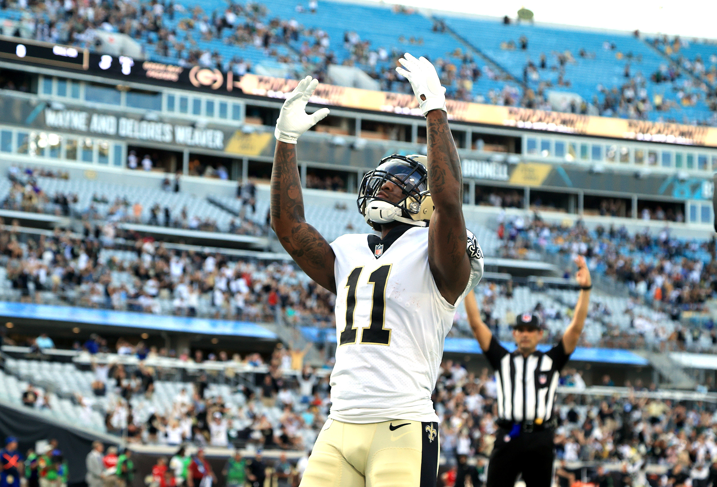 Saints WR Deonte Harris provides instant spark in passing game