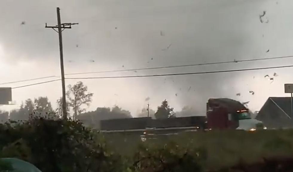 Shocking Video of Tornado Near Interstate 10 as Severe Weather Enters Louisiana
