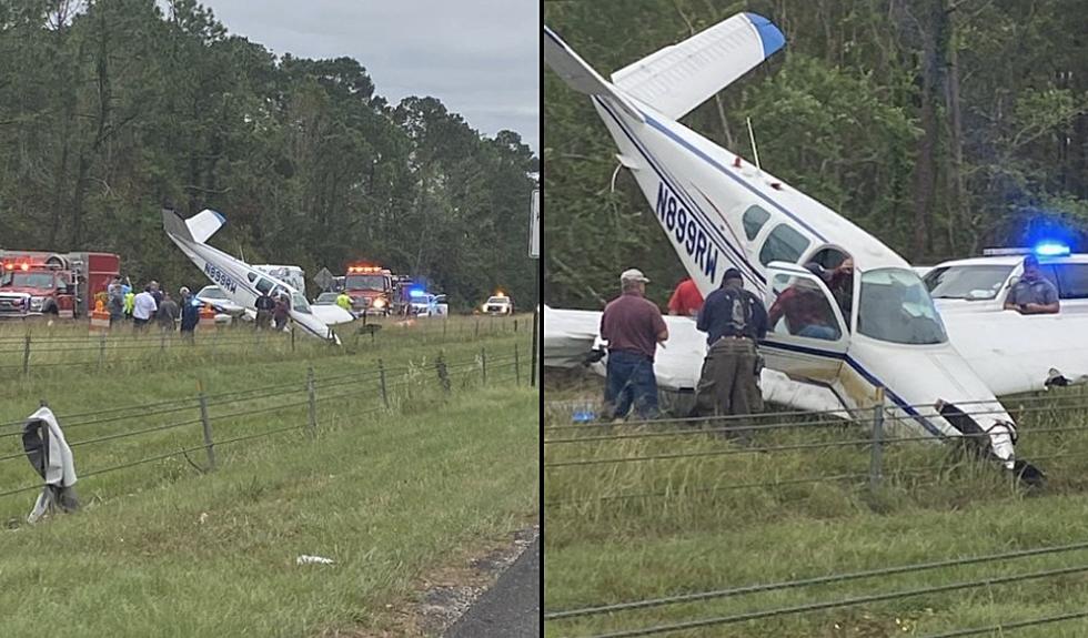 Wild Video Shows Moment Plane Makes Emergency Landing on I-12