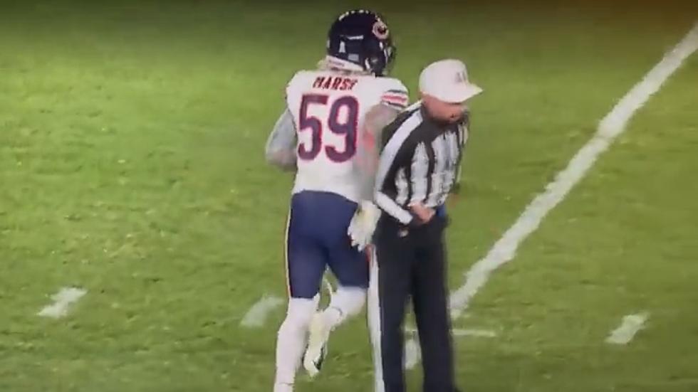 NFL Referee Seemingly Bumps Into Player &#8211; Throws Taunting Penalty on Monday Night Football
