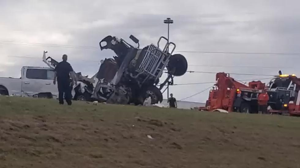 Video Shows Scene of Fatal, Multi-Vehicle Crash Along I-10 at Crowley Exit