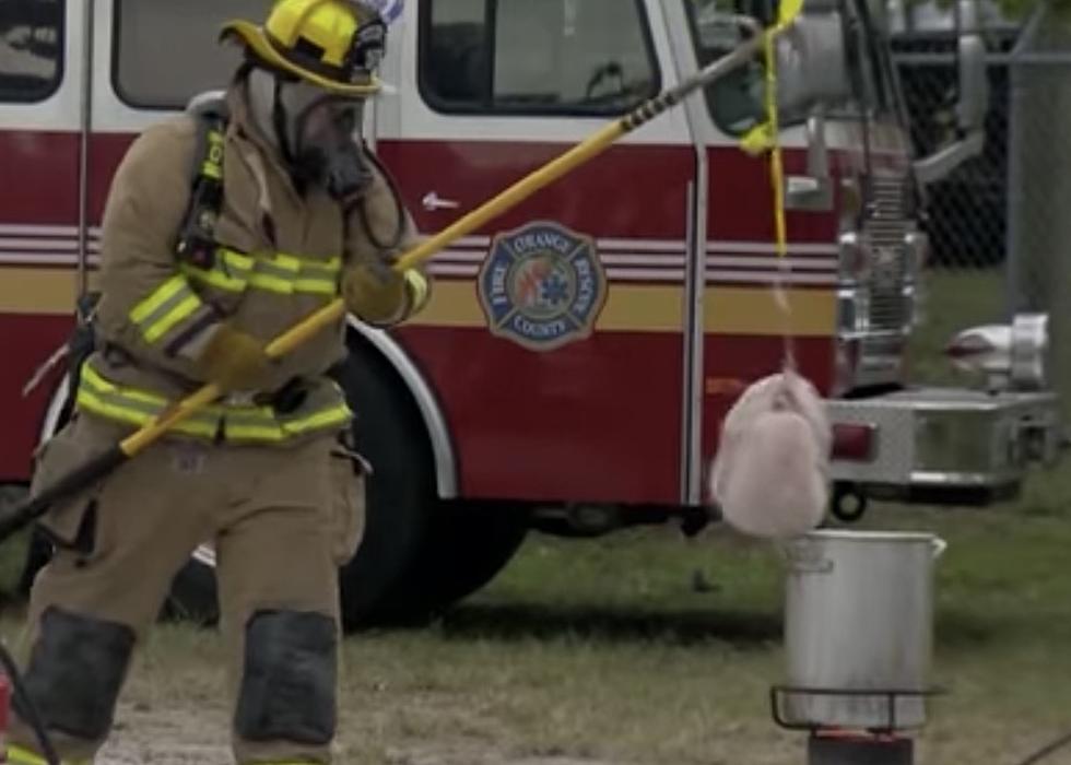 This Is What Happens When You Put a Frozen Turkey Into Hot Oil [WATCH]