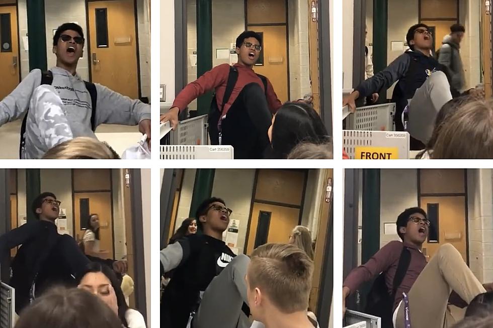 ‘It’s Chem-Time Baby!’ – Student Hilariously Enters High School Class the Same Way Every Day