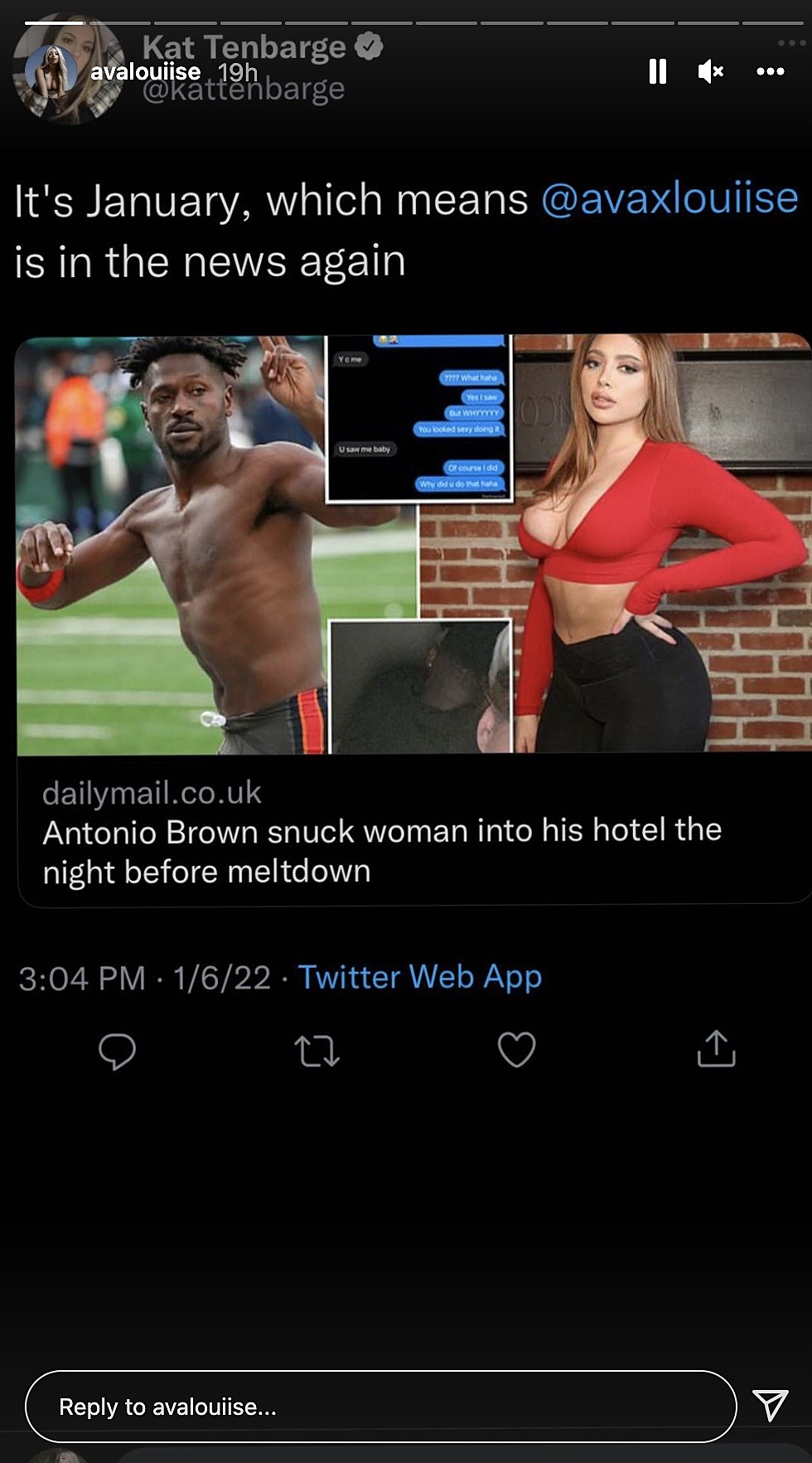 Antonio Brown Kicks OnlyFans Model Out Of Club