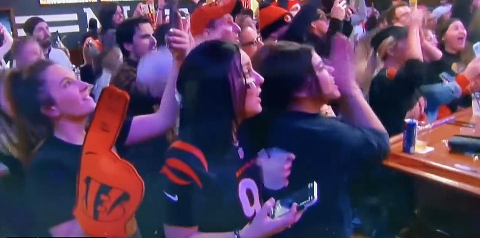 Bengals Fan (and her Drink) Not Prepared for Game-Winning FG