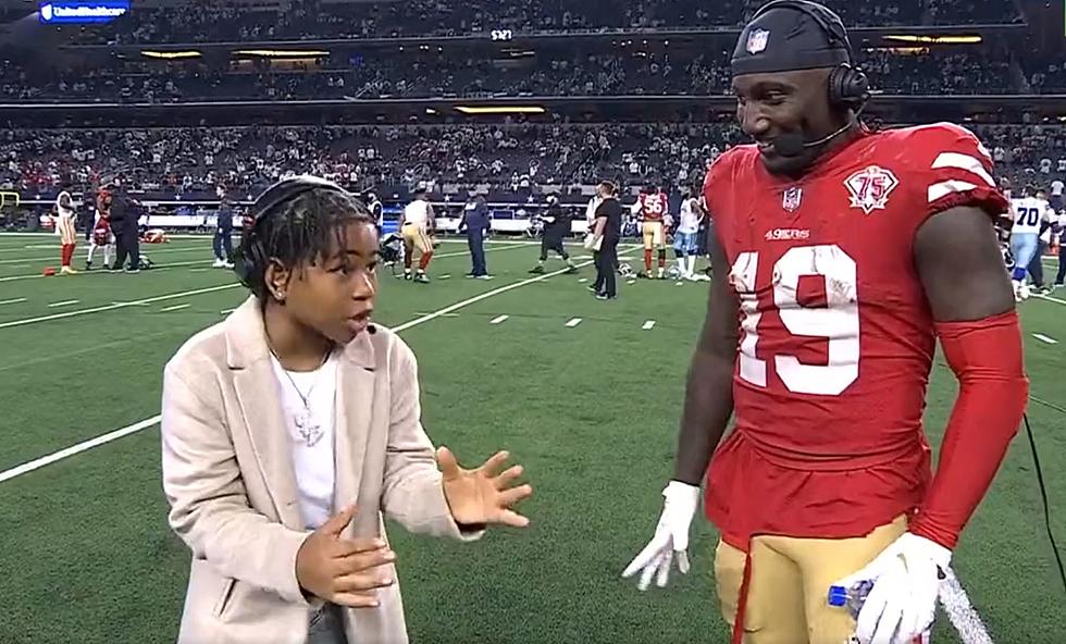 12-Year-Old Rapper Interviews 49ers Wide Reciever Deebo Samuel After Wild Card Win