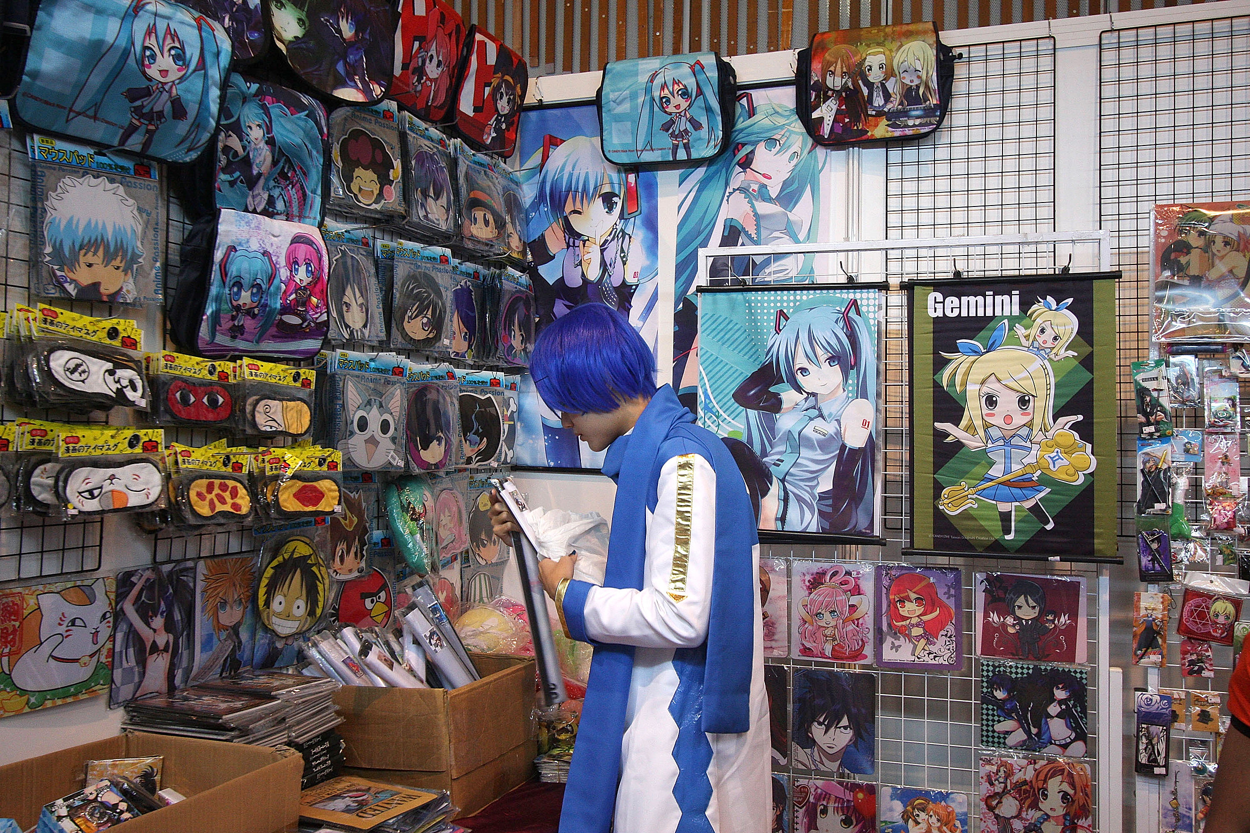 Customers browse High-Five Anime in Turtle Creek Mall in Hattiesburg