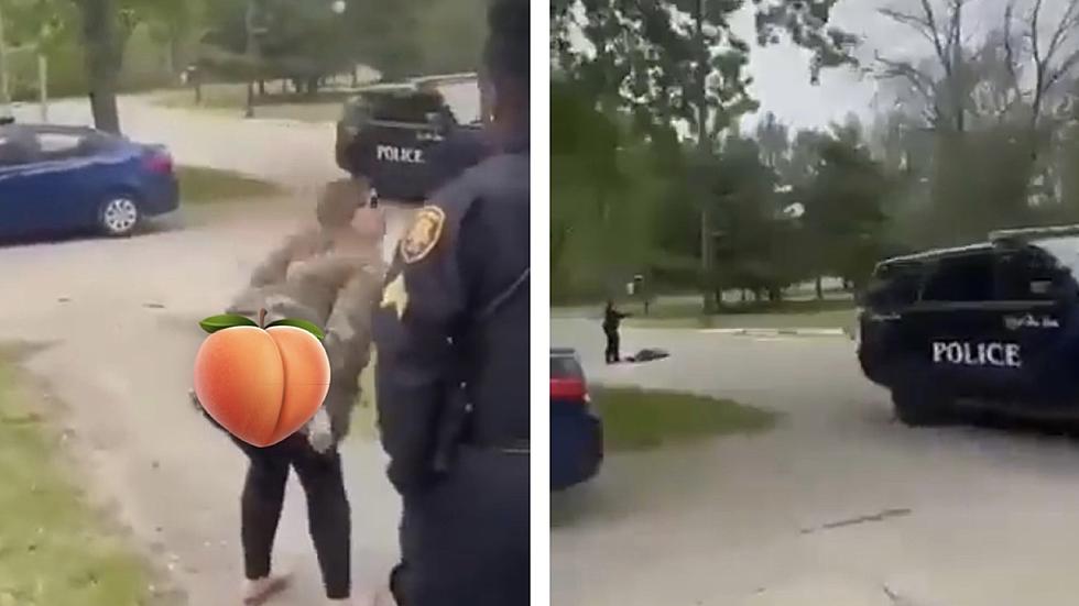 Woman Moons Someone in Front of Cop, Subsequently Gets Tased