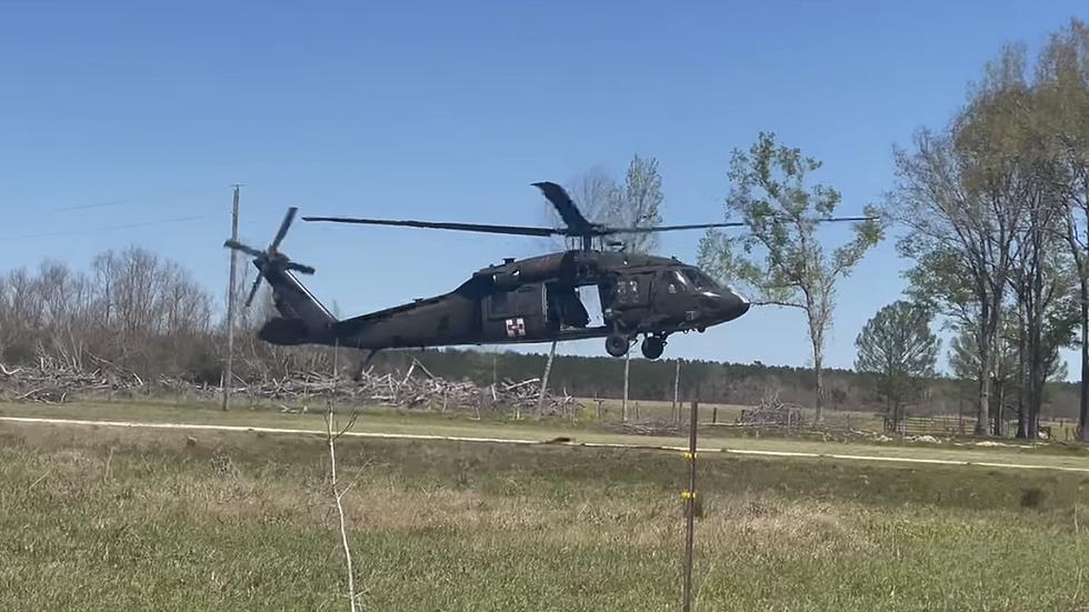 U.S. Military On Site of F-16 Fighter Jet Crash in Beauregard