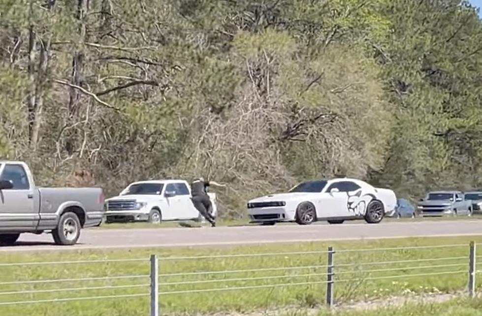 Dramatic Video Shows Louisiana Deputy Getting Hit After Using Body as Road Block During Police Chase