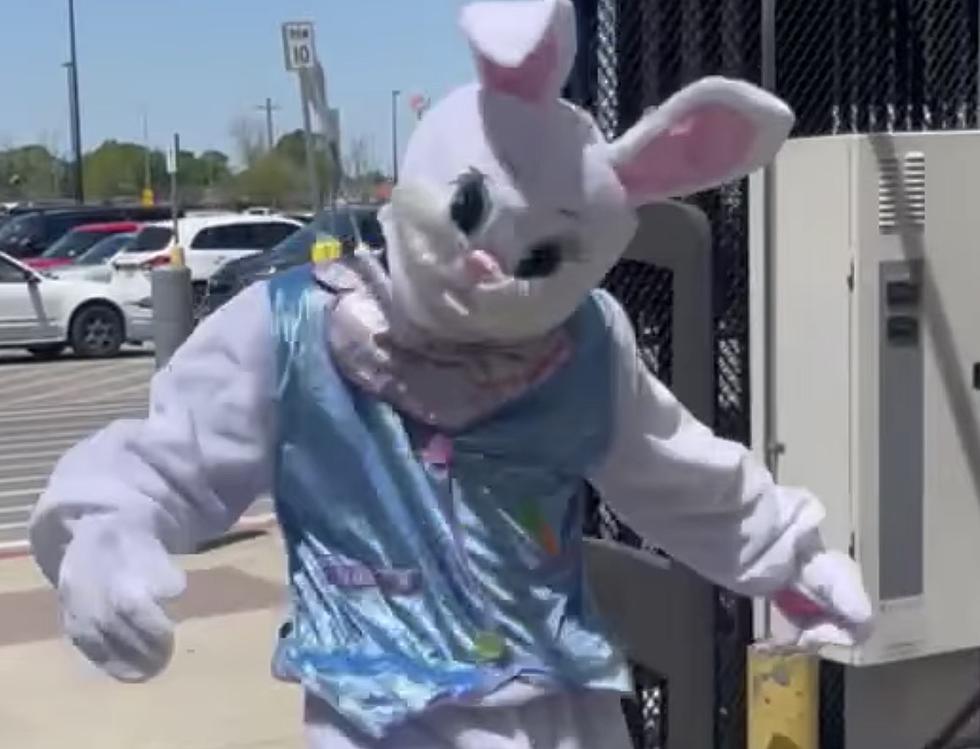 Watch as The Easter Bunny Does The &#8216;Bunny Hop&#8217; in Carencro [VIDEO]