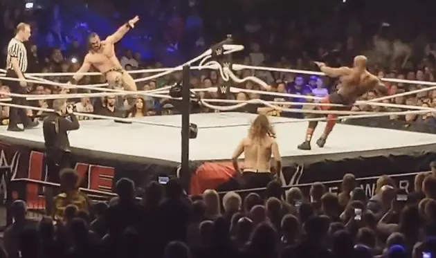WWE Ring Breaks Mid-Match, Sends Superstars Flying [VIDEO]