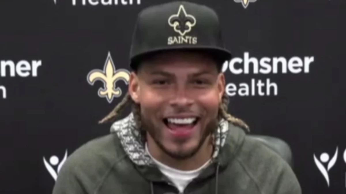 Tyrann Mathieu's First Press Conference as a New Orleans Saint