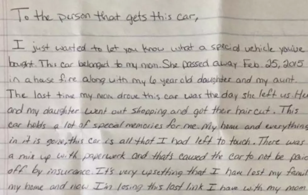 Dad Purchases Used Car for Daughter, Finds Emotional Letter Behind