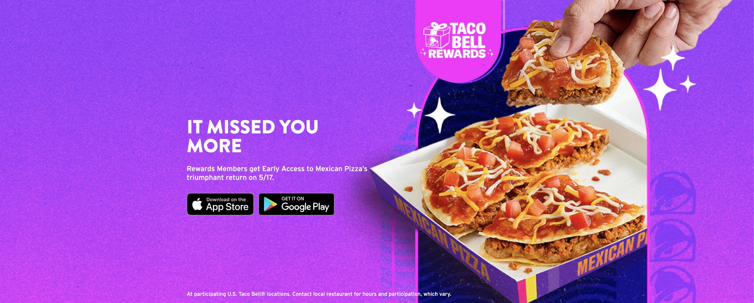 Taco Bell Announces Return of Mexican Pizza to Its Menu