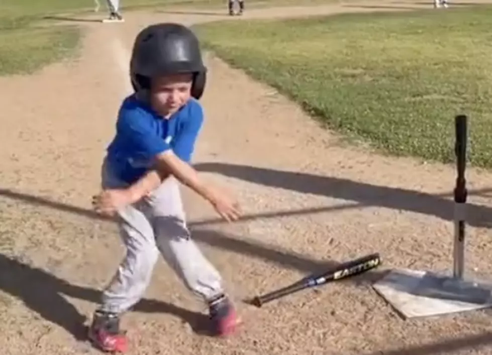 Kid Has Wildest Walk-Up Song for T-Ball Game [VIDEO]