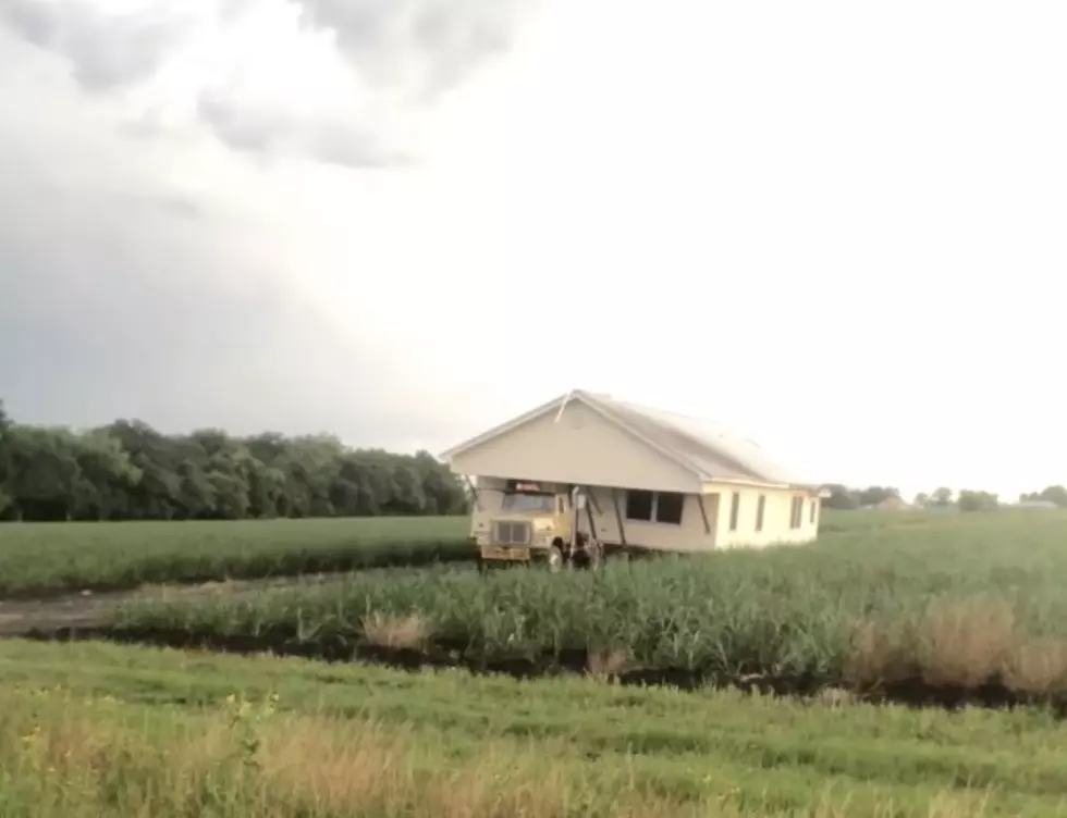 Multiple Videos Show House Being Moved Illegally Through South Louisiana Cane Fields