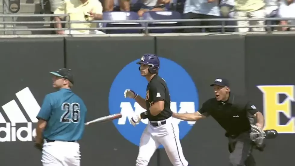 College Baseball Umpire Gets Roasted Online after Putting His Hands on Player who Hit Home Run