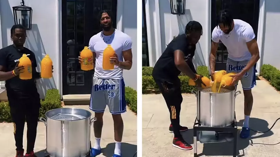 Former New Orleans Pelican Anthony Davis has West Coast Crawfish Boil that Raises Eyebrows