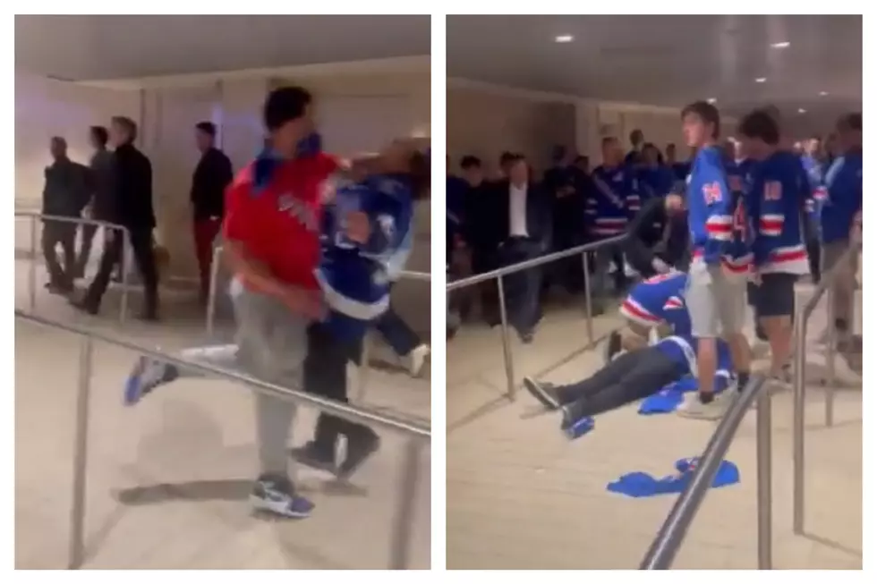 Tampa Bay Hockey Fan Gets Knocked Out Cold While Walking Out of Madison Square Garden