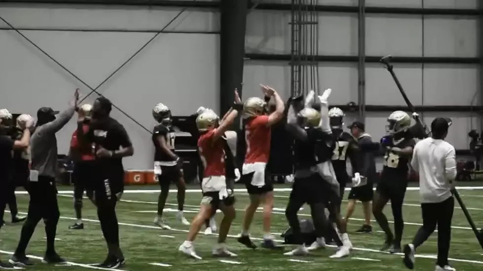 New Orleans Saints Celebrate at Minicamp Just Like Bobby Boucher in ‘The Waterboy’