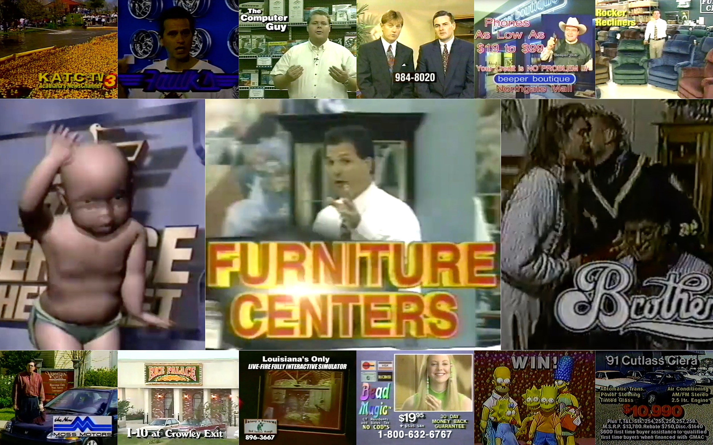 Local Lafayette TV Commercials from the Early & Late '90s