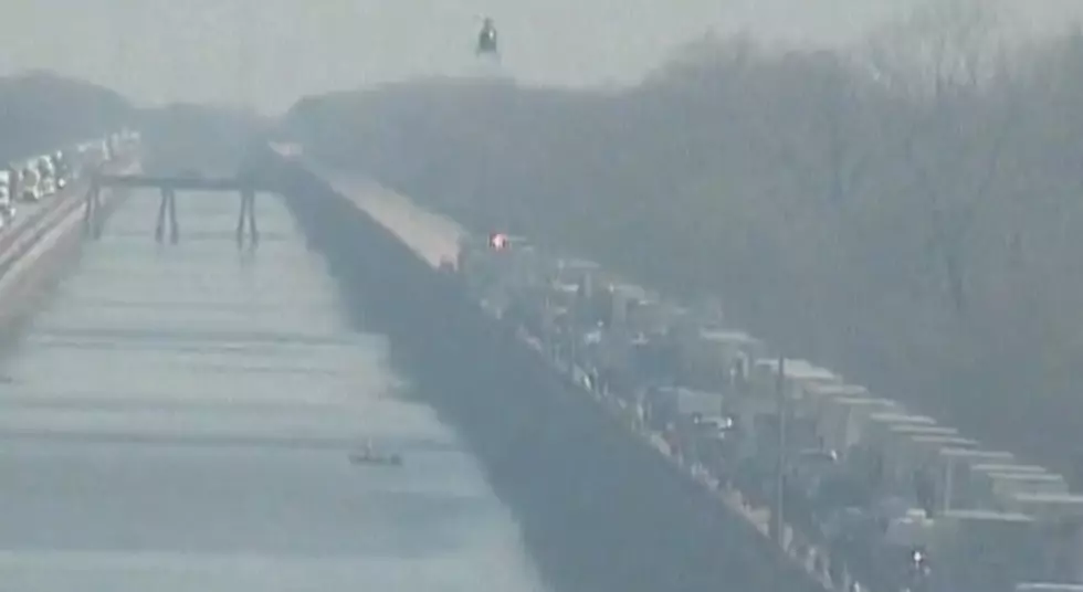 Man Goes Viral for Fishing Off Side of Atchafalaya Basin Bridge While I-10 Was Closed for Hours