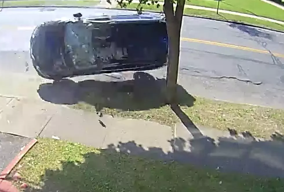 SUV Flips Over Several Times, Suspects Attempt to Flee From Police [VIDEO]
