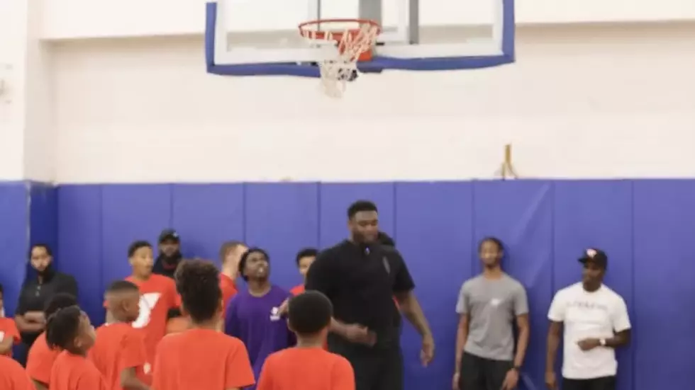 New Orleans Pelican Zion Williamson Throws Down Birthday Dunks at His Youth Camp
