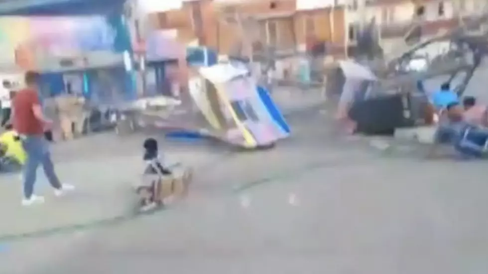 Carnival Ride Collapses Mid-Air and Sends Bodies Flying