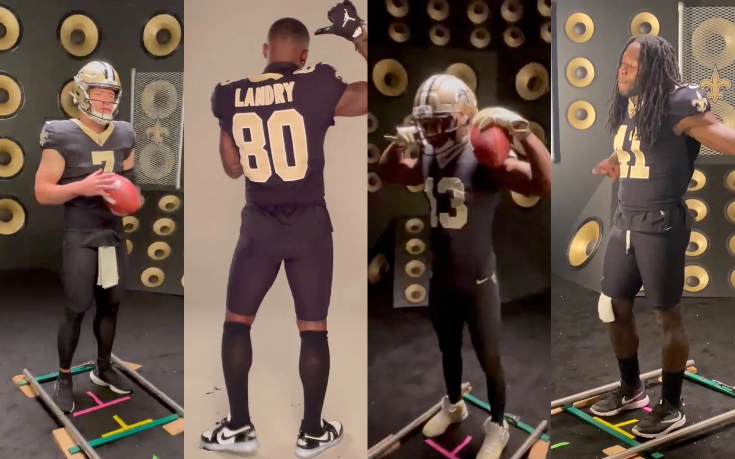 A new uniform for new Saints' WR Jarvis Landry.