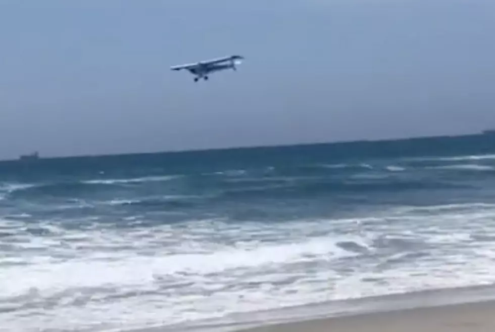 Plane Crashes Into Water Near Beach, Lifeguards Race to Rescue [VIDEO]