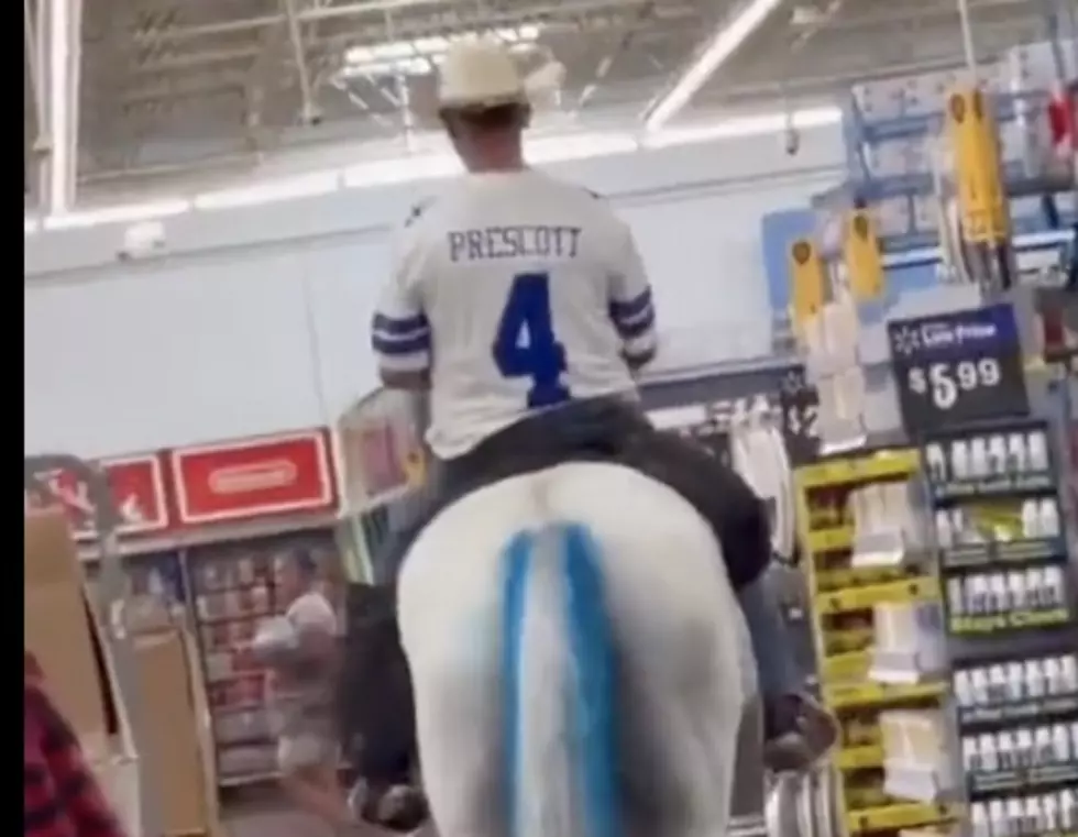 Man Rides Horse Through Walmart With Dak Prescott Jersey On [VIDEO]