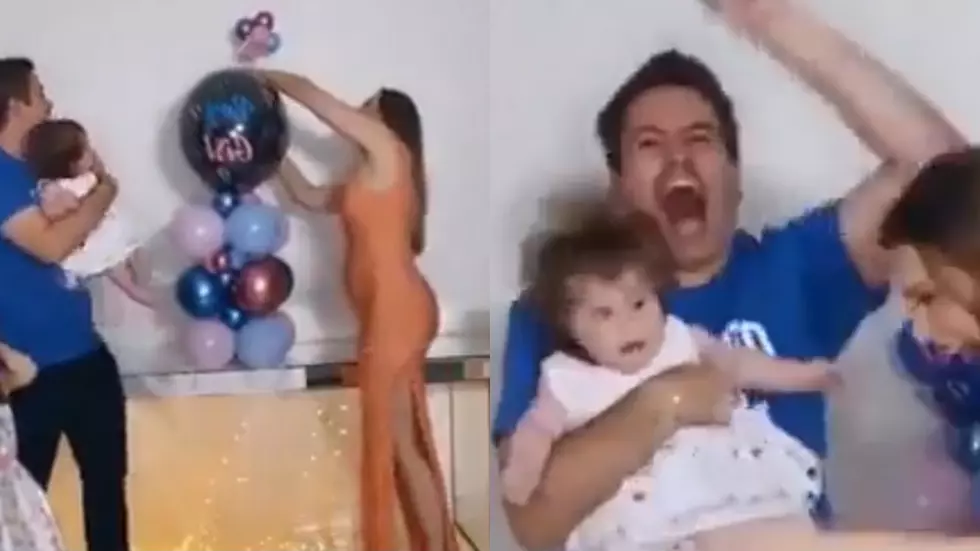 Girl-Dad&#8217;s Priceless Reaction to Finally Having First Baby Boy in the Family Goes Viral