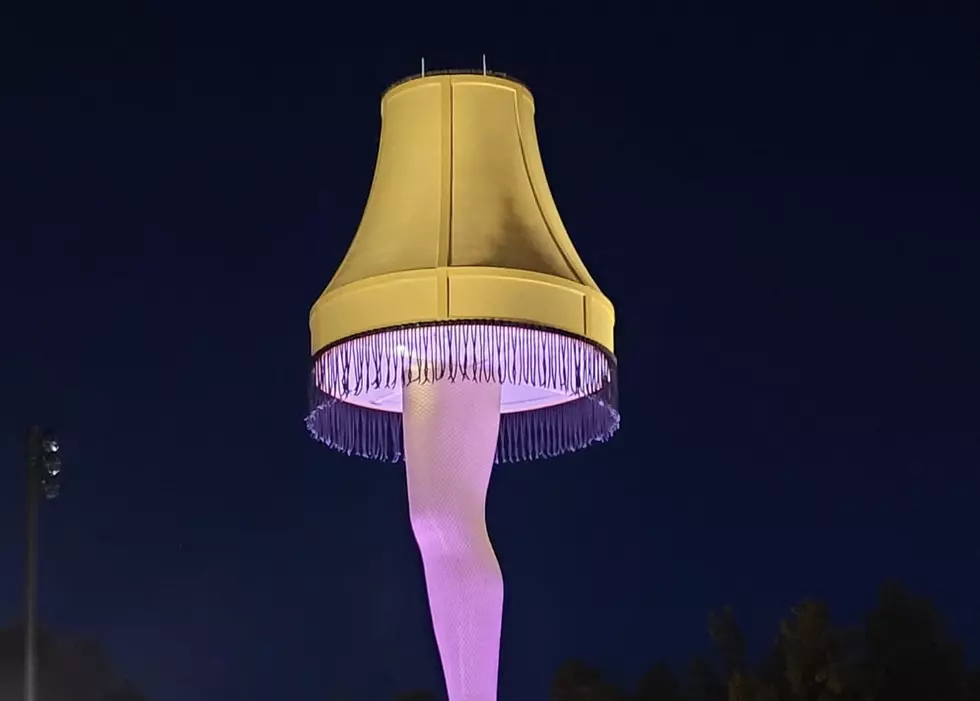 City Erects 50-Foot 'Leg Lamp' for The Holidays [VIDEO] 