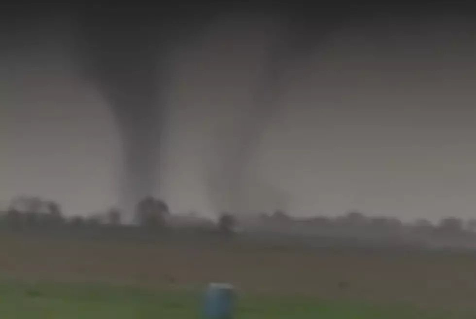 Twin Tornados Seem to Come Together Near New Iberia [WATCH]