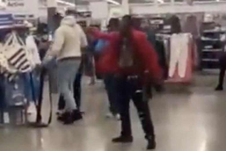 Bystander Uses Stanchion to Take Down Knife-Wielding Man [WATCH]