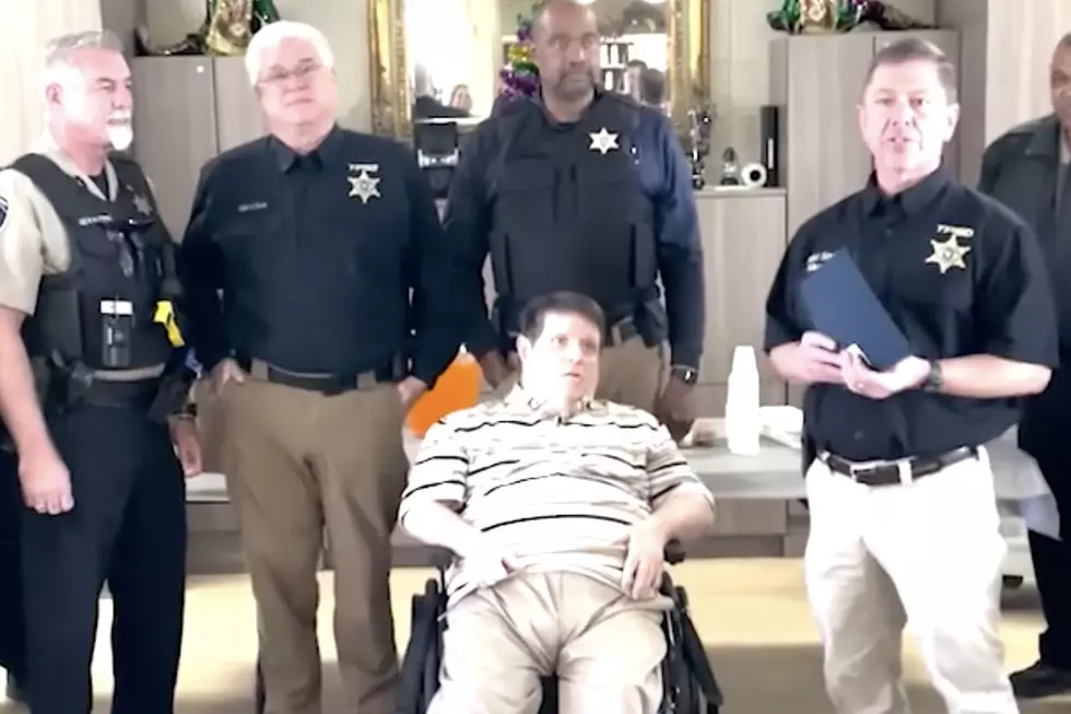Watch Emotional Moment Louisiana Nursing Home Patient Becomes Honorary Deputy