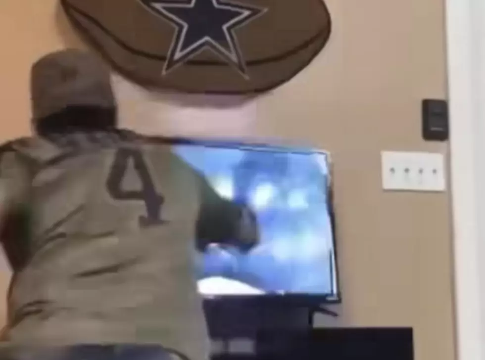 Dallas Cowboys Fans Destroy Televisions After NFL Playoff Loss [VIDEO]
