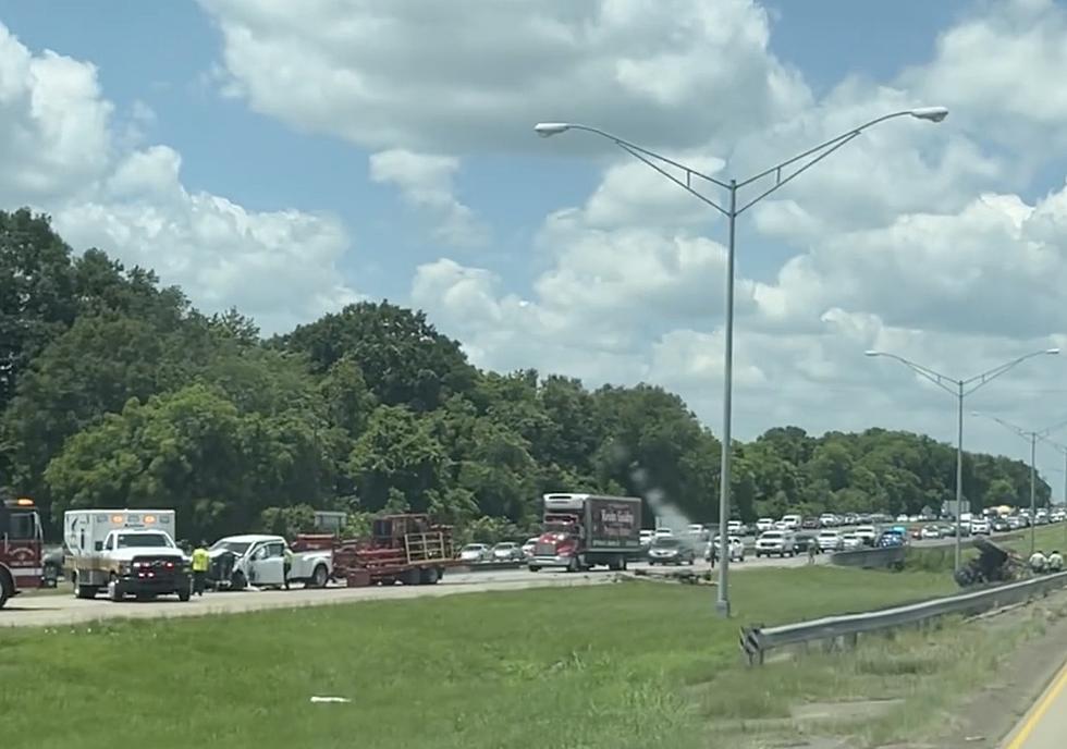 I-49 Closed in Carencro After Crash Involving Truck, Tractor