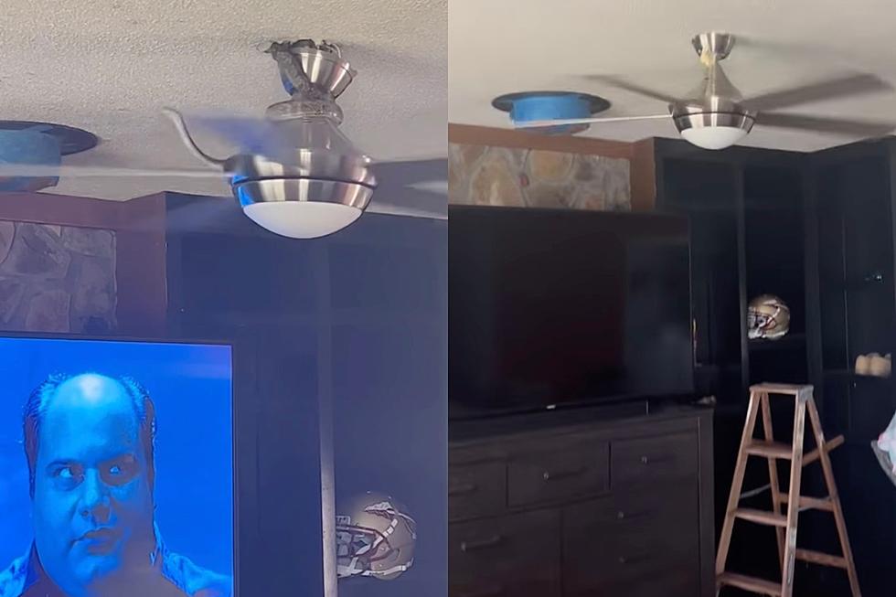 Man Calls Out TikToker for Stealing Viral Snake Ceiling Fan Video