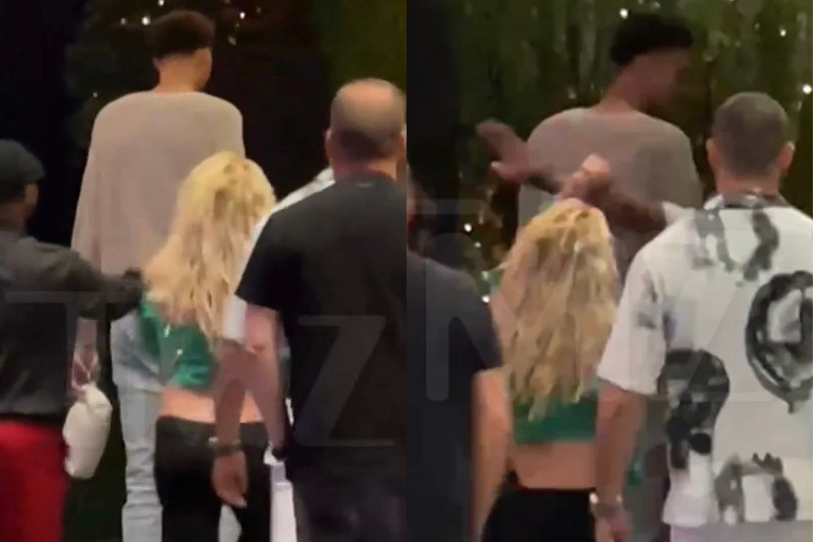 Video Captures Moment Britney Spears Slapped by Wembys Security pic picture