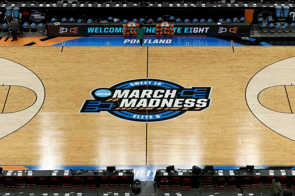Court for women’s NCAA Tournament in Portland has 3-point lines with different distances
