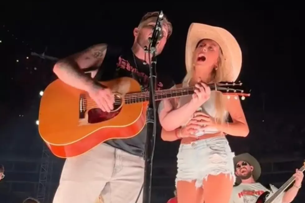 Viral 'Hawk Tuah' Girl Joins Zach Bryan On Stage in Nashville