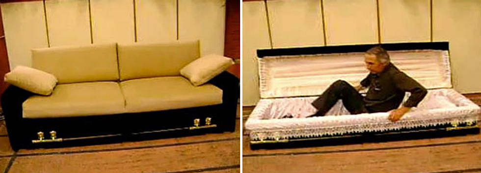 Coffin That Turns Into a Couch? Hey, It&#8217;s Your Funeral [VIDEO]