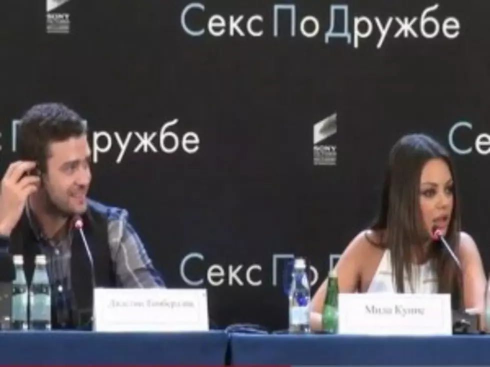 Mila Kunis Smacks Down a Justin Timberlake-Bullying Reporter – in Russian! [VIDEO]