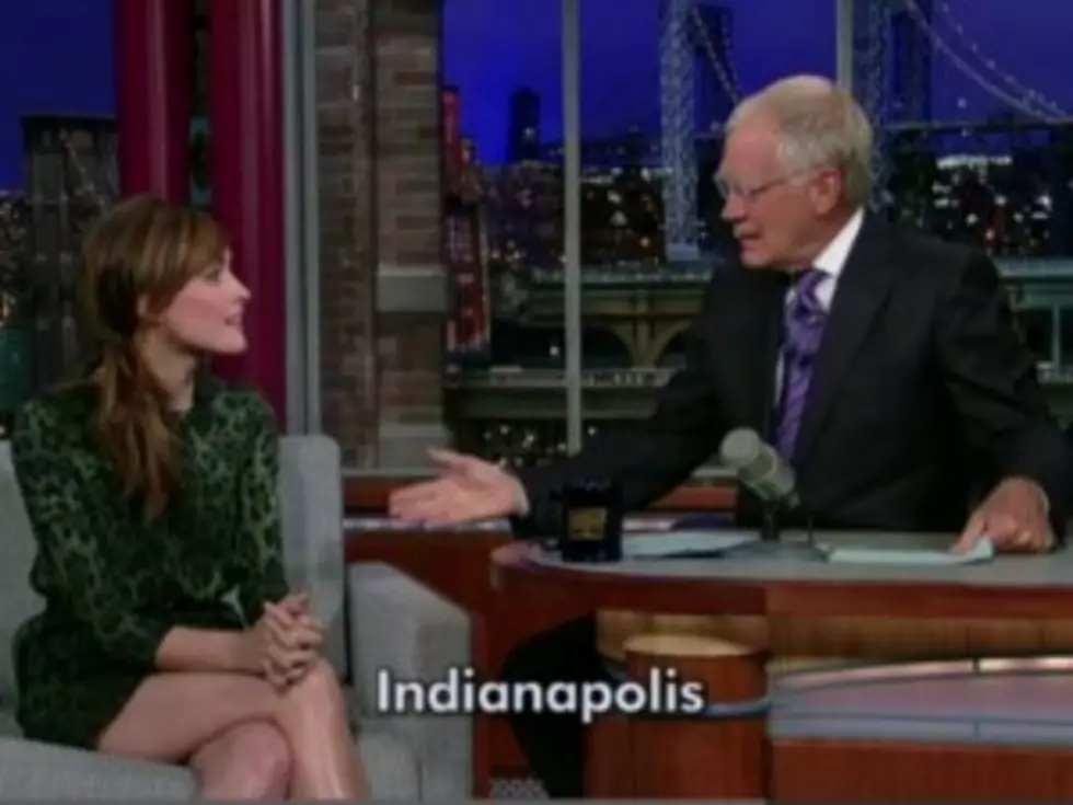 Rose Byrne Tries (and Fails) to Spell &#8216;Indianapolis&#8217; on &#8216;Letterman&#8217; [VIDEO]